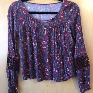 Flowy long sleeve top